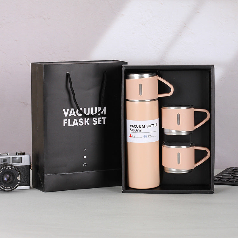 SG Ready Stock 304 Stainless Steel Vacuum Insulated Flask/Business Portable Water Bottle/Office Minimalistic Cup/ Christmas Gift Sets/Chinese New Year Gift