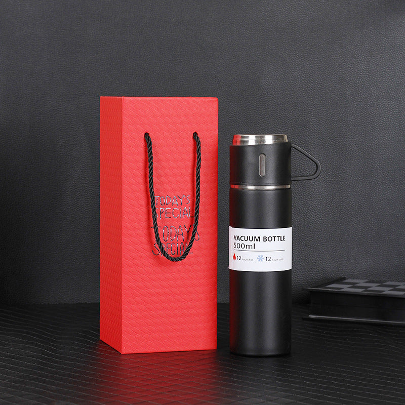 SG Ready Stock 304 Stainless Steel Vacuum Insulated Flask/Business Portable Water Bottle/Office Minimalistic Cup/ Christmas Gift Sets/Chinese New Year Gift