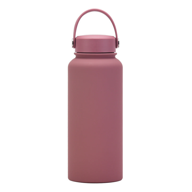 Customised Stainless Steel Thermal Vacuum Flask Set - Large Capacity Portable Outdoor Bottle with Wide Mouth Insulation Cup