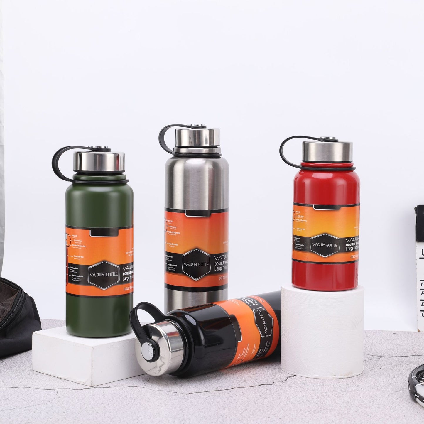 Stainless Steel Insulation Cup: Double Wall Vacuum Insulated Thermal Flask for Outdoor Hiking, Travel, and Gifts