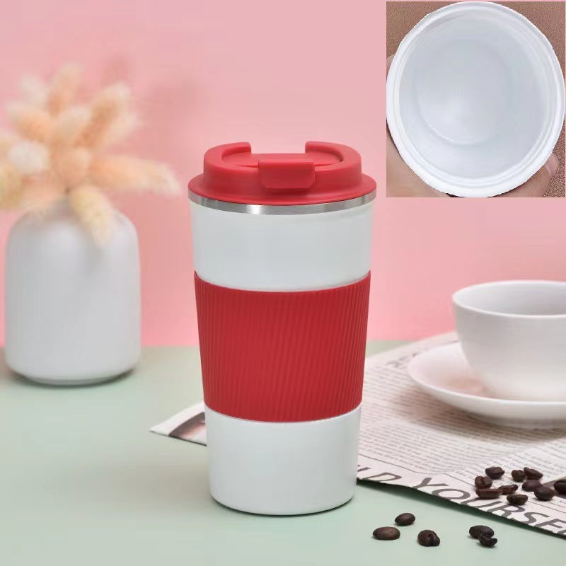 Stainless Steel Vacuum Coffee Cup With Ceramic Outer Coating