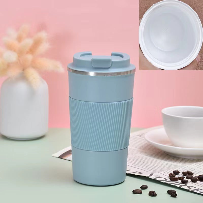 Stainless Steel Vacuum Coffee Cup With Ceramic Outer Coating