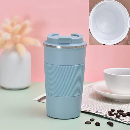Stainless Steel Vacuum Coffee Cup With Ceramic Outer Coating