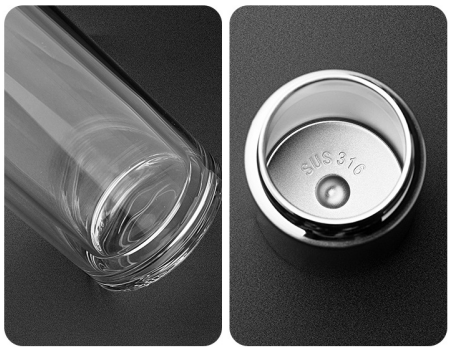 Teacher's Day Gift Double-Layer High Borosilicate Glass Tea Infuser Set With Stainless Steel Tumbler