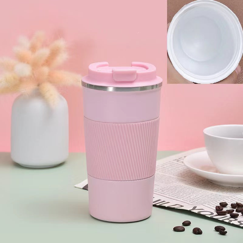 Stainless Steel Vacuum Coffee Cup With Ceramic Outer Coating