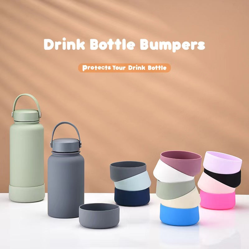 SG Ready Stock Anti-Slip Thickened Bumpers for 650ml,1000ml Insulated Bottle- Silicone Protective Base for Cup Bottom