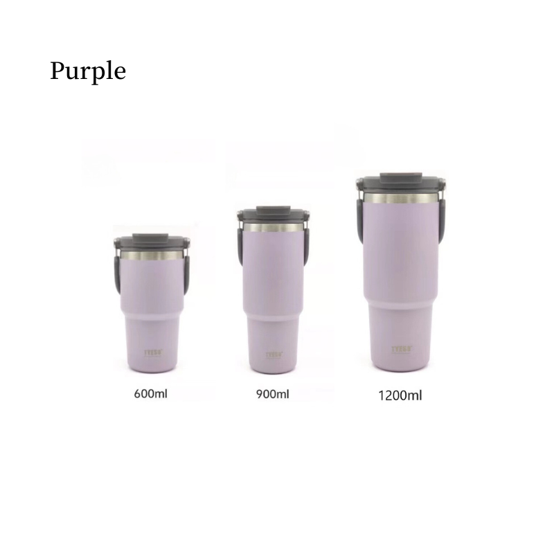 SG Ready Stock Tyeso Large Capacity Double-Walled Stainless Steel Coffee Cup Portable Outdoor Sports Bottle