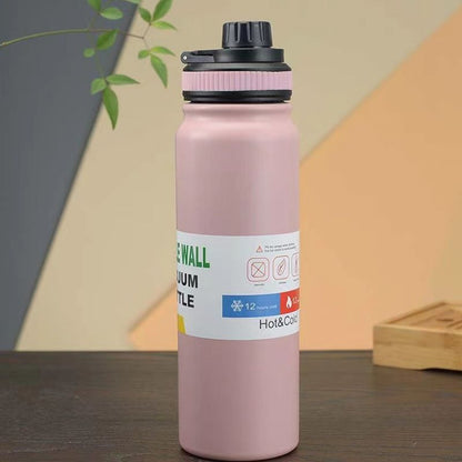 SG Ready Stock 1000ml Large Capacity Outdoor Sports Water Bottle/304 Stainless Steel Insulation Cup/Thermal Vacuum Flask/Creative Portable Traving Cup