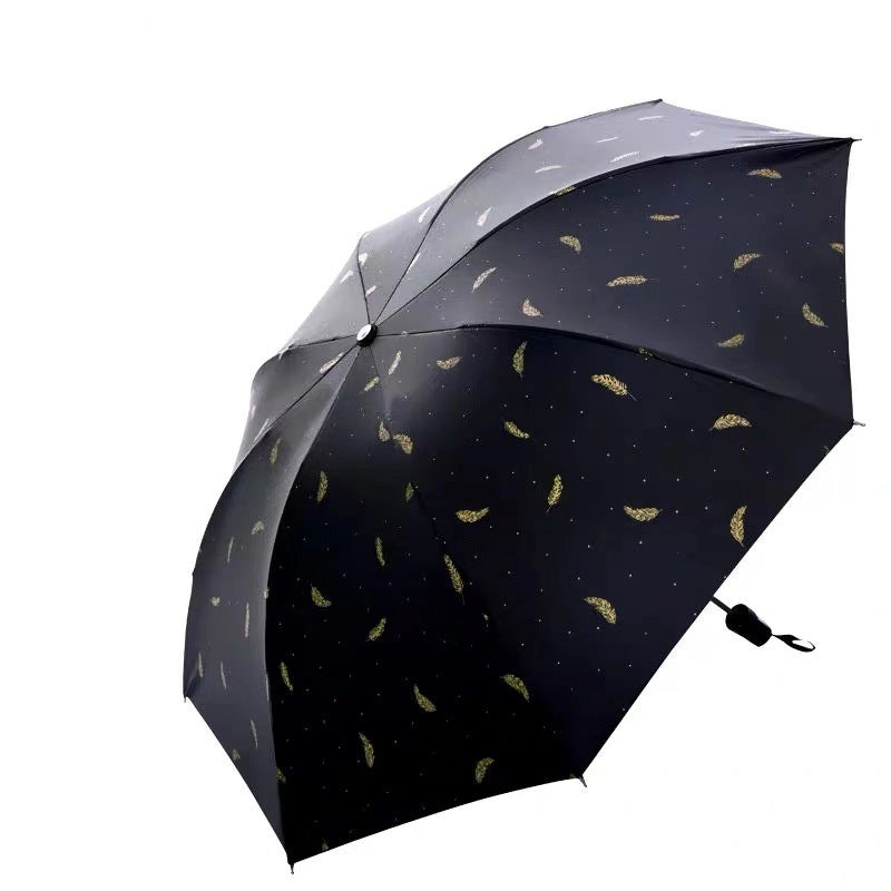 Anti-UV Automatic and Manual Daisy Bear Design Foldable Lightweight Umbrella