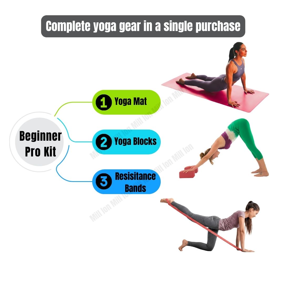 Ready Stock Premium TPE Yoga Mat Non-Slip Eco-Friendly Fitness Exercise Mat with Strap