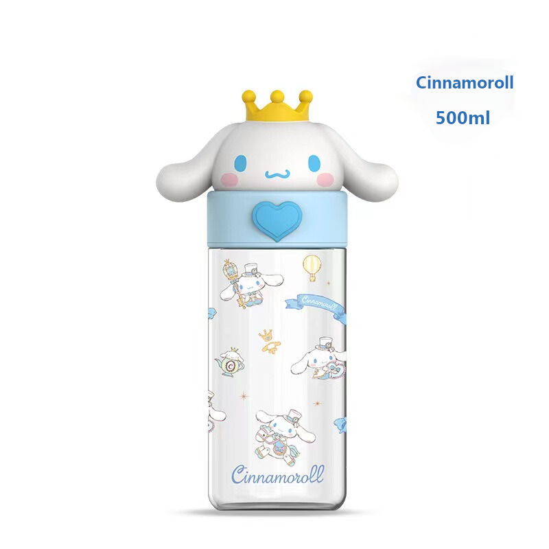 Sanrio Kids Tritan Water Bottle | 100% BPA Free | Cute & Portable Direct Drink Cup for Girls & Children