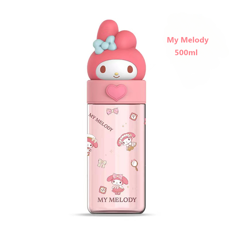 Sanrio Kids Tritan Water Bottle | 100% BPA Free | Cute & Portable Direct Drink Cup for Girls & Children