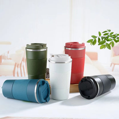 Teacher's Day Gift Portable Stainless Steel Thermal Coffee Cup Leakproof Travel Tumbler