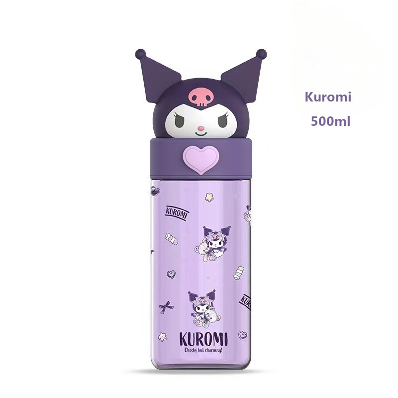 Sanrio Kids Tritan Water Bottle | 100% BPA Free | Cute & Portable Direct Drink Cup for Girls & Children