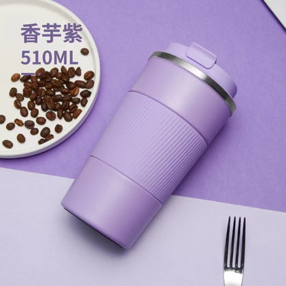 Teacher's Day Gift Portable Stainless Steel Thermal Coffee Cup Leakproof Travel Tumbler