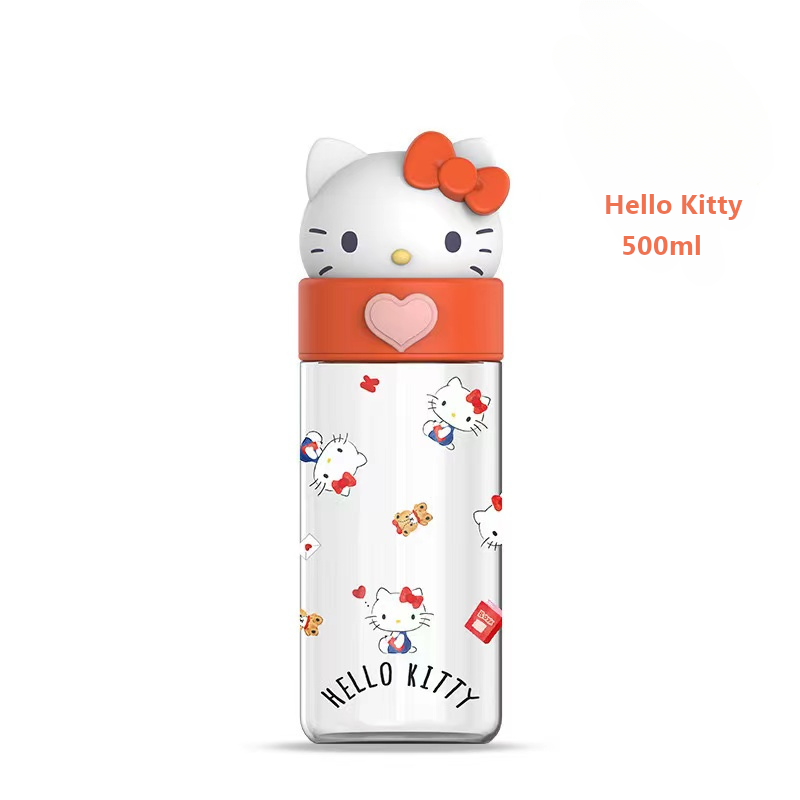 Sanrio Kids Tritan Water Bottle | 100% BPA Free | Cute & Portable Direct Drink Cup for Girls & Children