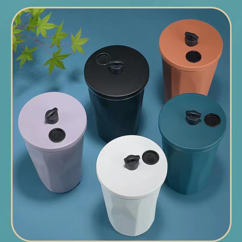 304 Stainless Steel Coffee Mug 600ml Diamond-Shaped Large Capacity Insulated Tumbler with Straw for On-the-Go Hydration