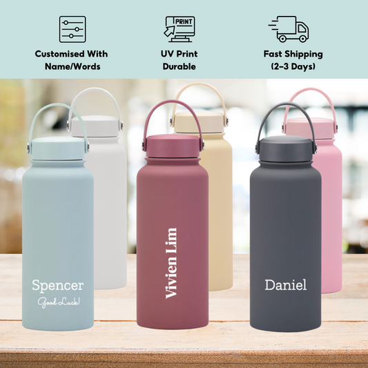 Customised Stainless Steel Thermal Vacuum Flask Set - Large Capacity Portable Outdoor Bottle with Wide Mouth Insulation Cup