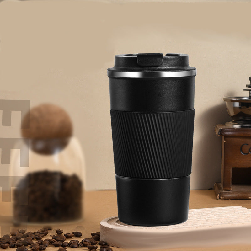 Stainless Steel Vacuum Coffee Cup With Ceramic Outer Coating