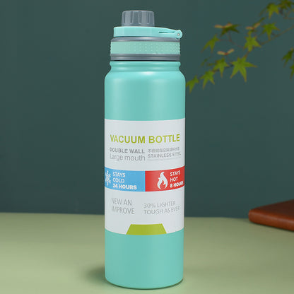 SG Ready Stock 1000ml Large Capacity Outdoor Sports Water Bottle/304 Stainless Steel Insulation Cup/Thermal Vacuum Flask/Creative Portable Traving Cup