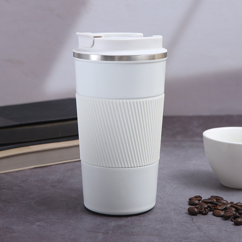 Stainless Steel Vacuum Coffee Cup With Ceramic Outer Coating