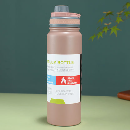 SG Ready Stock 1000ml Large Capacity Outdoor Sports Water Bottle/304 Stainless Steel Insulation Cup/Thermal Vacuum Flask/Creative Portable Traving Cup