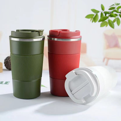 Teacher's Day Gift Portable Stainless Steel Thermal Coffee Cup Leakproof Travel Tumbler