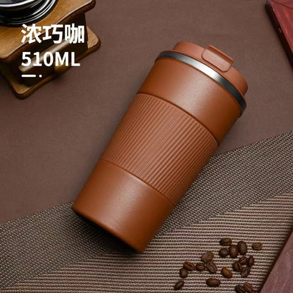 Teacher's Day Gift Portable Stainless Steel Thermal Coffee Cup Leakproof Travel Tumbler
