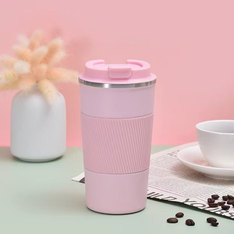 Stainless Steel Vacuum Coffee Cup With Ceramic Outer Coating