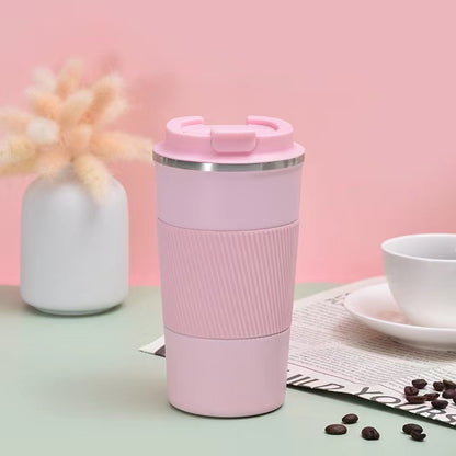 Stainless Steel Vacuum Coffee Cup With Ceramic Outer Coating