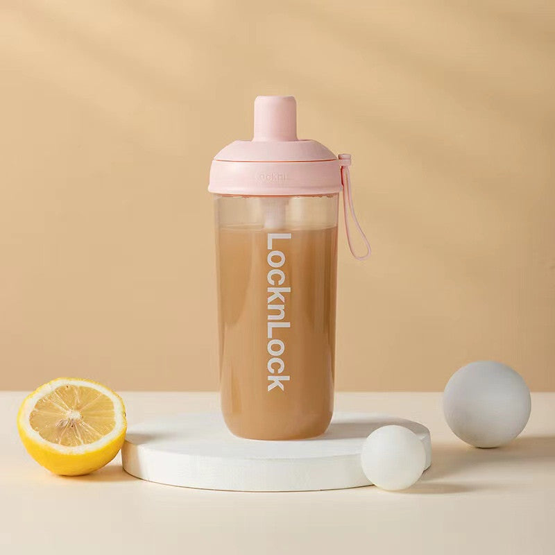 LocknLock Milk Tea Cup Large Capacity 700ml Water Bottle Tritan Plastic Straw Cup  Reusable Pearl Compatible Cup