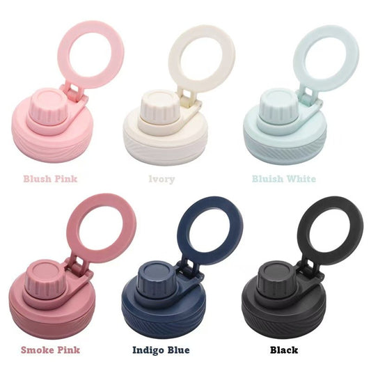 NeSG Ready Stock Magnetic Phone Holder Lid for Large Capacity Insulated Cup with Portable Handle for Outdoor Sports