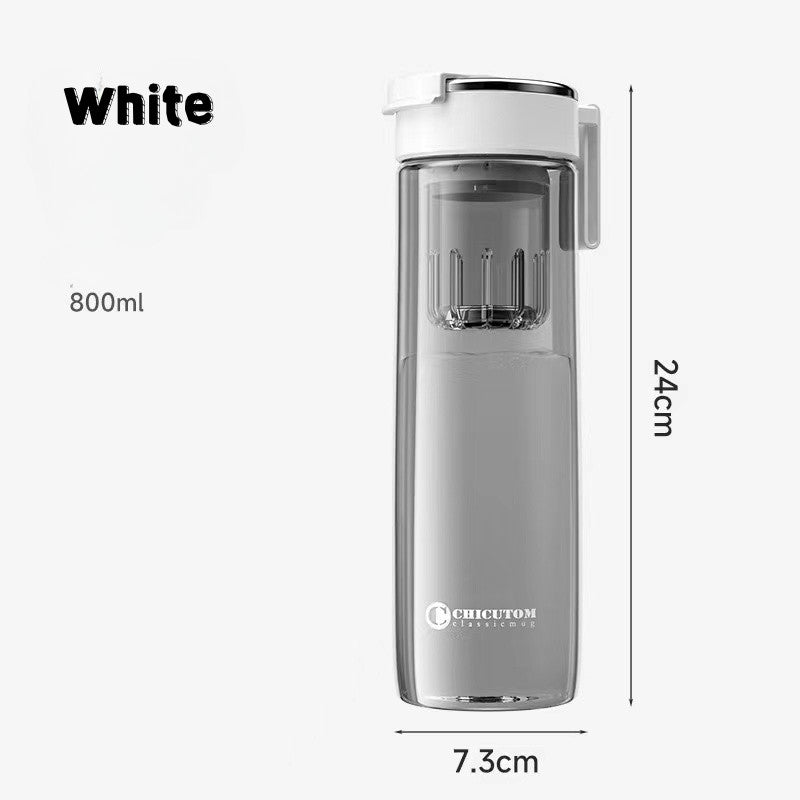 SG Ready Stock 800ml Tritan Magnetic Tea Separation Water Cup Large Capacity Tea Cup