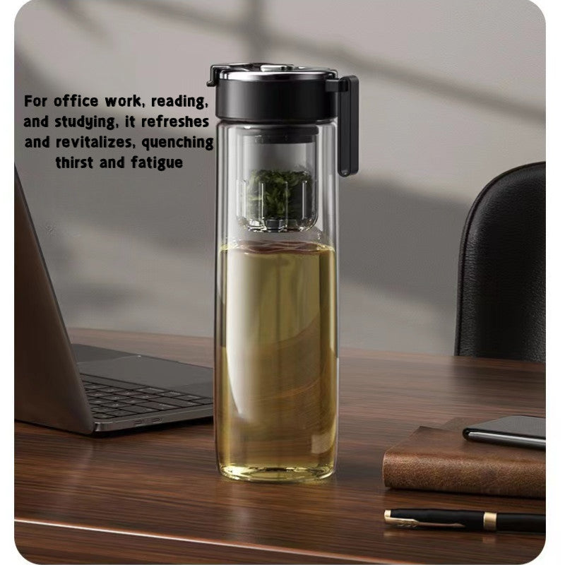 SG Ready Stock 800ml Tritan Magnetic Tea Separation Water Cup Large Capacity Tea Cup