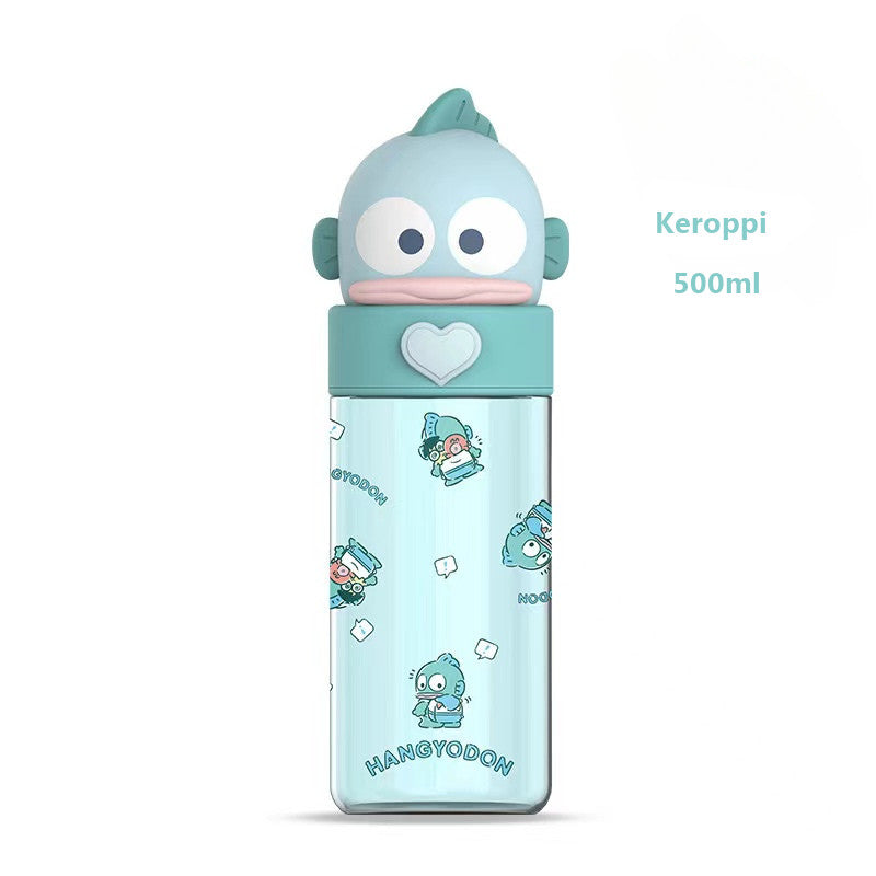 SG Ready Stock Sanrio Kids Tritan Water Bottle BPA Free Cute & Portable Direct Drink Cup Children Xmas Gift Straw Cup