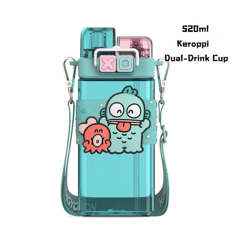 SG Ready Stock Sanrio Kids Tritan Water Bottle BPA Free Cute & Portable Direct Drink Cup Children Xmas Gift Straw Cup