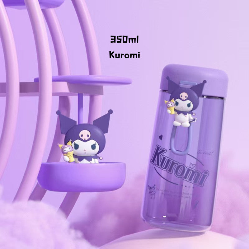 SG Ready Stock Sanrio Kids Tritan Water Bottle BPA Free Cute & Portable Direct Drink Cup Children Xmas Gift Straw Cup