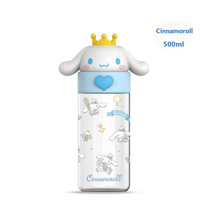 SG Ready Stock Sanrio Kids Tritan Water Bottle BPA Free Cute & Portable Direct Drink Cup Children Xmas Gift Straw Cup