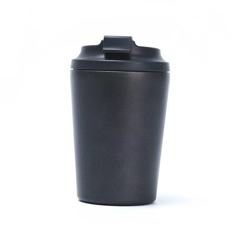 SG Ready Stock 12oz Measuring Milk Cup 304 Stainless Steel Insulated Cup Coffee Car Cup