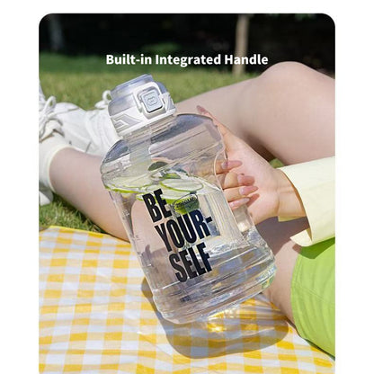 SG Ready Stock 2.5L Tritan Ton-Ton Bucket Large Capacity Outdoor Sports Water Bottle Portable High-Temperature Water Cup