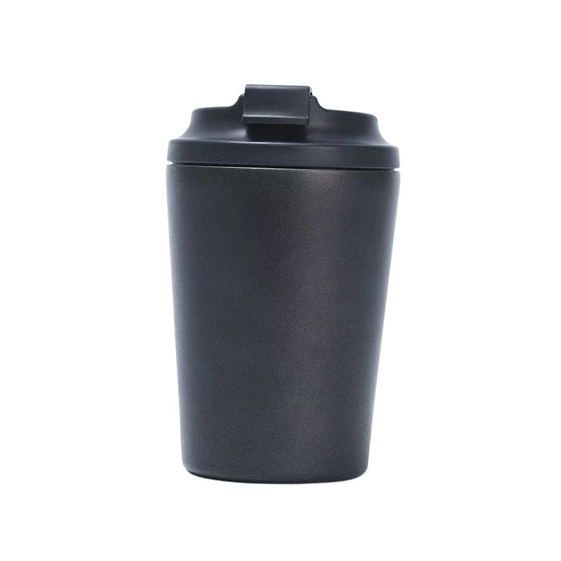 SG Ready Stock 12oz Measuring Milk Cup 304 Stainless Steel Insulated Cup Coffee Car Cup