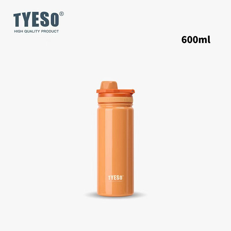 SG Ready Stock Tyeso 1200ml Large Sports Water Bottle with Handle Vacuum Insulated Double-Layer Stainless Steel Cup