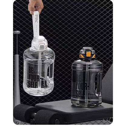 SG Ready Stock 2.5L Tritan Ton-Ton Bucket Large Capacity Outdoor Sports Water Bottle Portable High-Temperature Water Cup