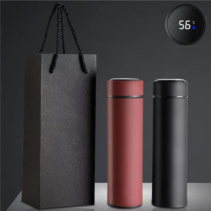 500ml Smart Temperature Display Vacuum Flask  Insulated Stainless Steel Cup for Office or Gift