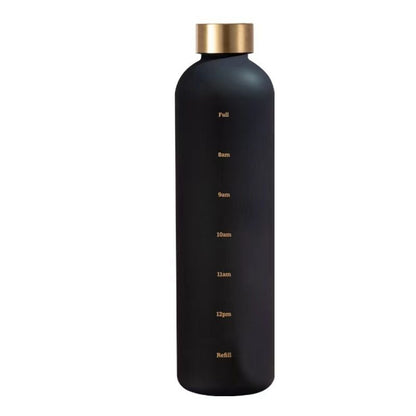 🇸🇬 Ready Stock 1000ml Tritan BPA Free Water Bottle with portable large capacity for Leak proof&Time scales Sport
