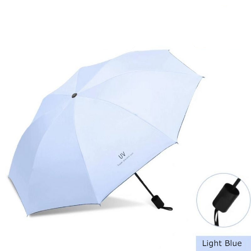 Automatic uv umbrella foldable windproof small portable travel umbrella