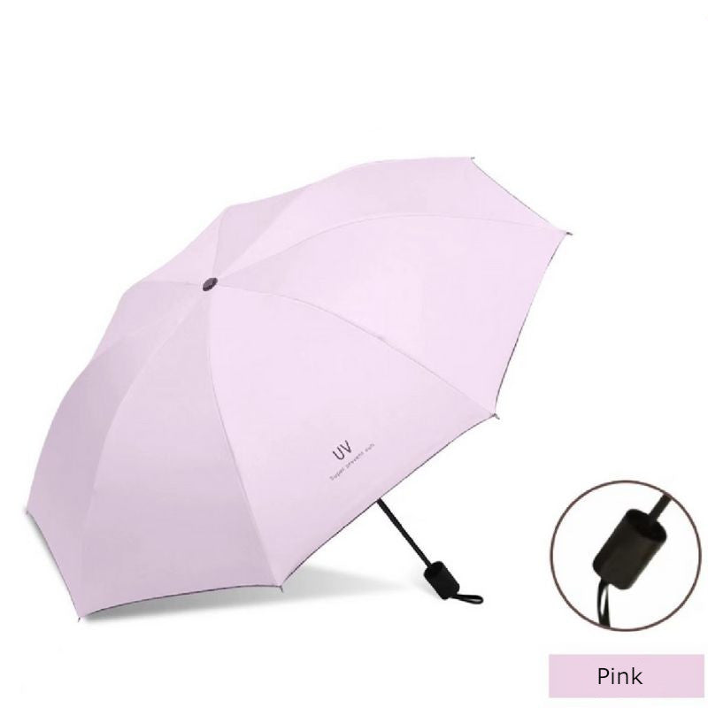 Automatic uv umbrella foldable windproof small portable travel umbrella