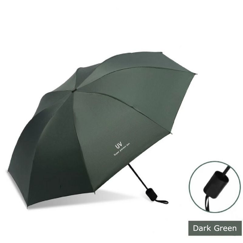 Automatic uv umbrella foldable windproof small portable travel umbrella