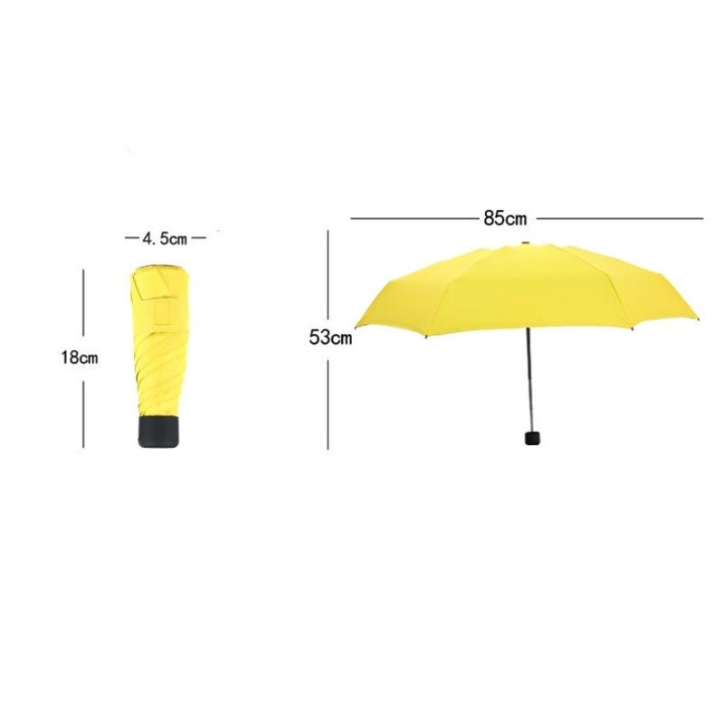 Mini pocket uv-proof waterproof portable travel folding small umbrella