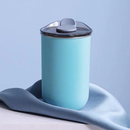 SG Ready Stock Portable 304 Stainless Steel Insulation Coffee Mug /Ins Style Travelling Mug/ Office Cup For Hot and Cold Drinks/Packing Cup